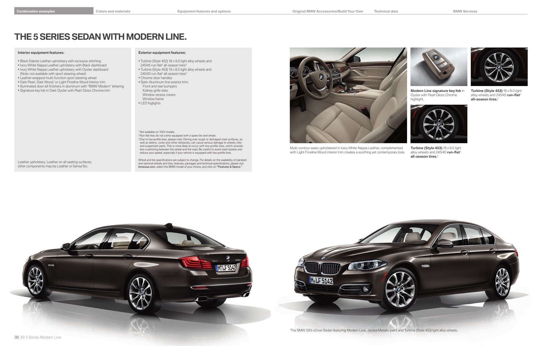 2014 BMW 5-Series Brochure Page 4